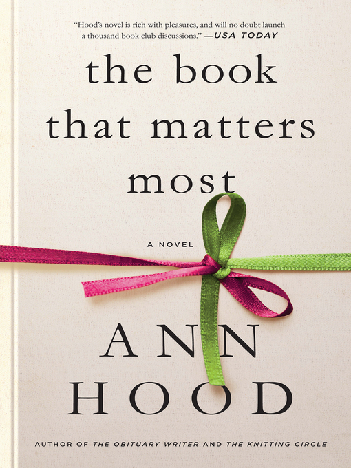 Nimiön The Book That Matters Most lisätiedot, tekijä Ann Hood - Odotuslista